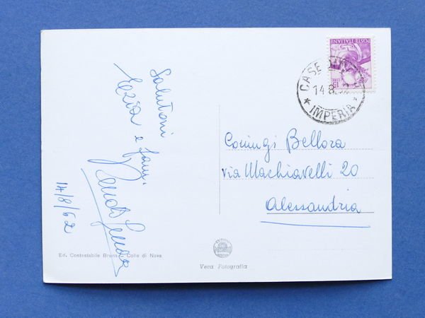 Cartolina Colle di Nava - Albergo Sorriso - Varie vedute …