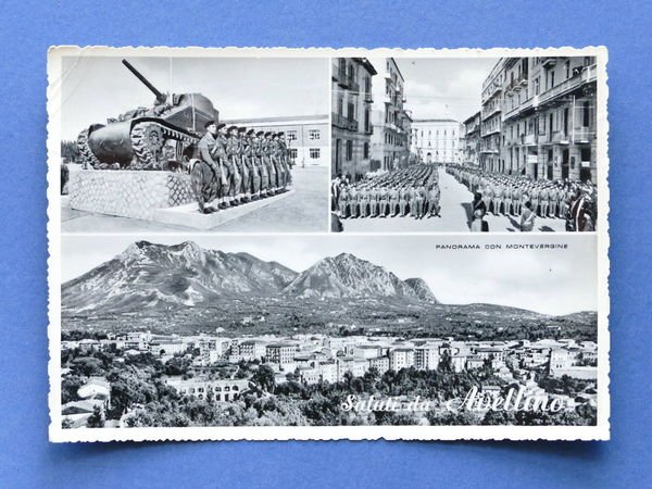 Cartolina Militaria - Avellino - C.A.R. Truppe Corazzate - 1958