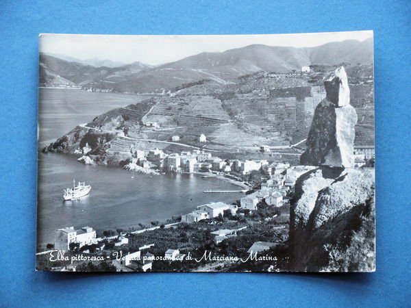 Cartolina Isola d'Elba - Veduta panoramica di Marciana Marina - …