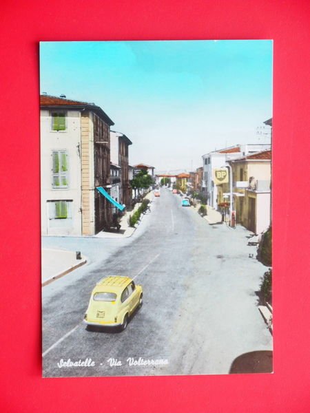 Cartolina Selvatelle - Via Volterrana - 1961