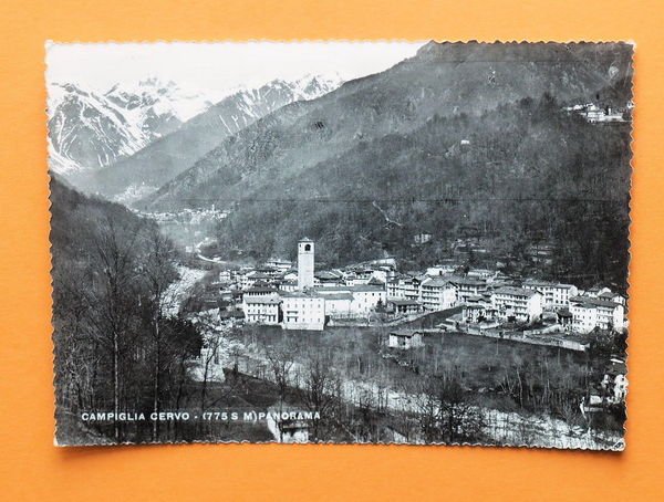 Cartolina Campiglia Cervo - Panorama - 1959.