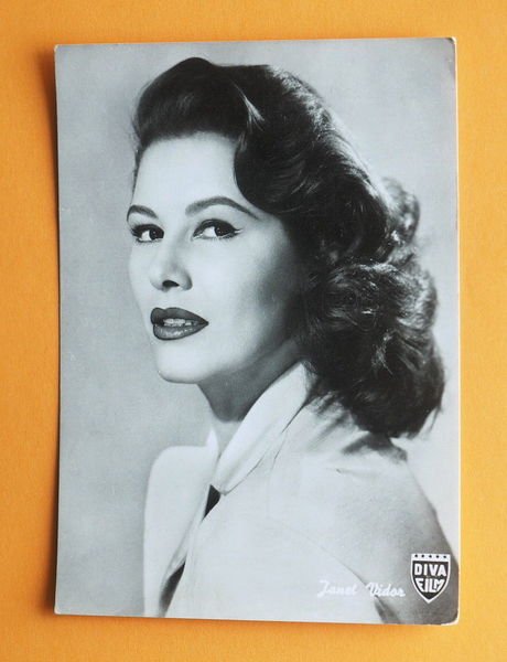 Cartolina Cinema - Attrice Janet Vidor - Diva Fim - …