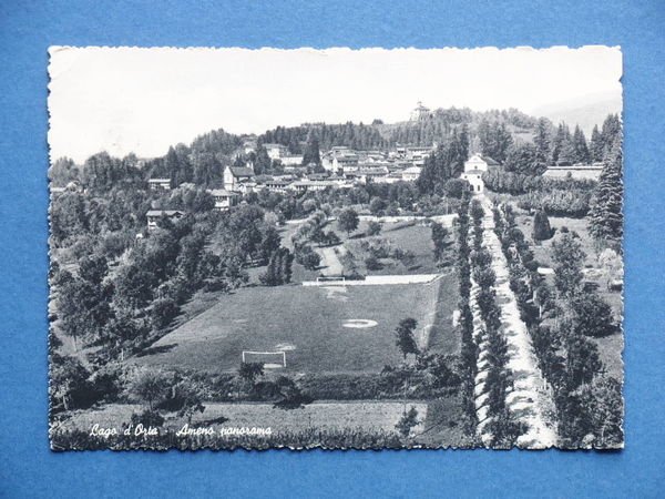 Cartolina Lago d'Orta - Ameno - Panorama - 1960.