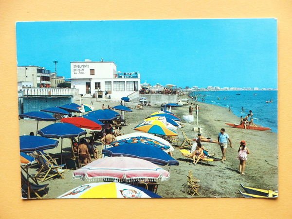 Cartolina Lido di Latina - Capo Portiere - La Spiaggia …