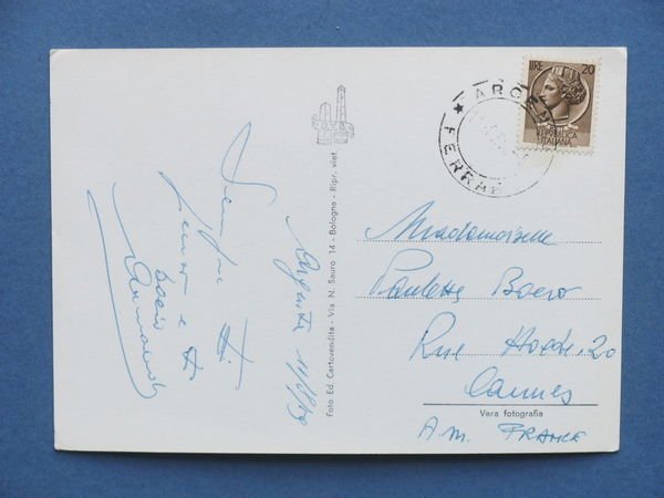 Cartolina Argenta - Piazza Garibaldi e Palazzo della Ragione - …