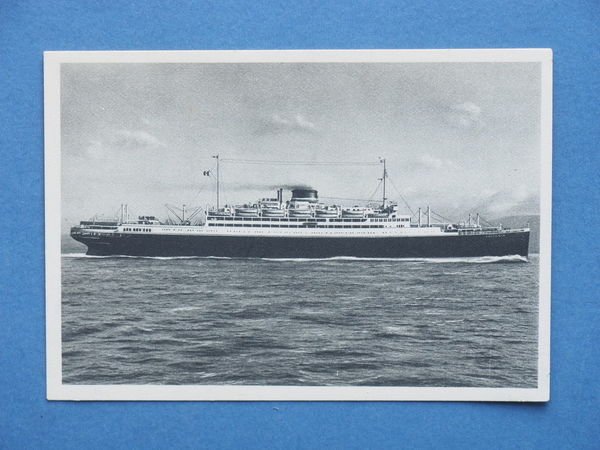 Cartolina Navi - Italia Società di Navigazione - Nave Vulcania …