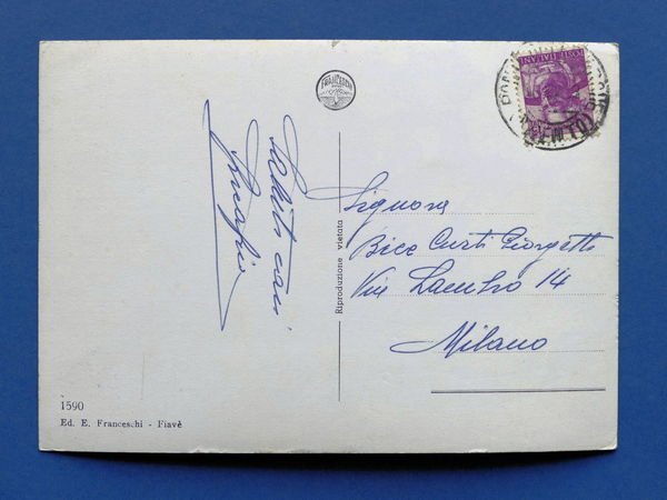 Cartolina Stumiaga turistica - Varie vedute - 1963