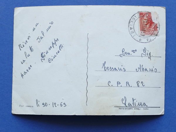 Cartolina Calasetta - Varie vedute - 1953.