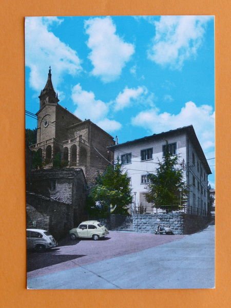 Cartolina Pian del Voglio - Chiesa di S. Giovanni Battista …
