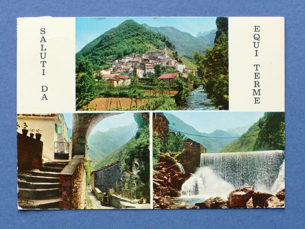 Cartolina Equi Terme - Scorci panoramici - 1971.