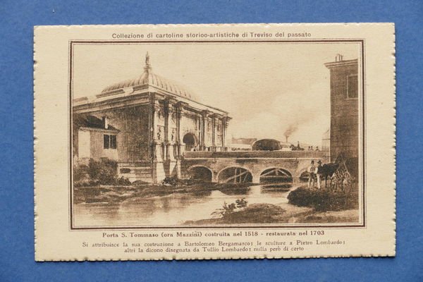 Cartolina Treviso - Porta S. Tommaso ora Porta Mazzini - … | Immagine principale