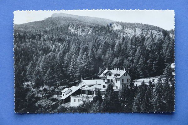 Cartolina Funicolare della Mendola - Stazione con Albergo Bellavista - …