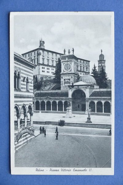 Cartolina Udine - Piazza Vittorio Emanuele II - 1941