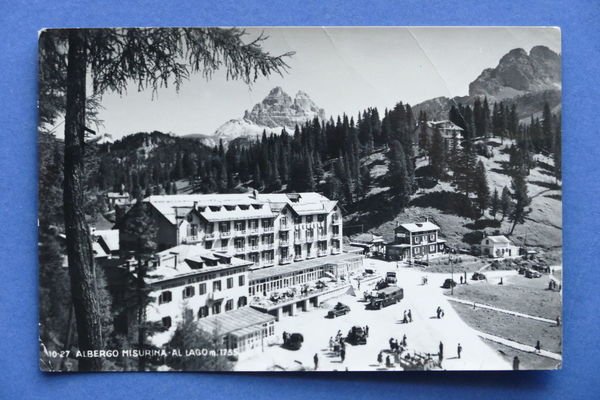 Cartolina Albergo Misurina al Lago - 1953 | Immagine principale