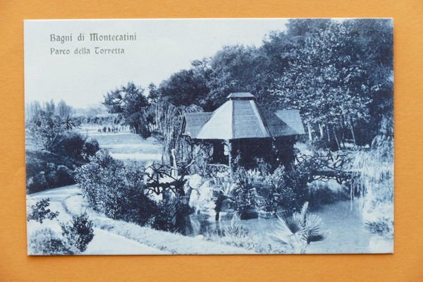 Cartolina Bagni di Montecatini - Parco della Torretta - 1915 …