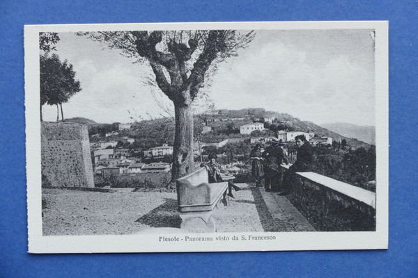 Cartolina Fiesole - Panorama visto da S. Francesco - 1920 …