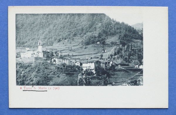 Cartolina Torre S. Maria - Panorama - 1900 ca.