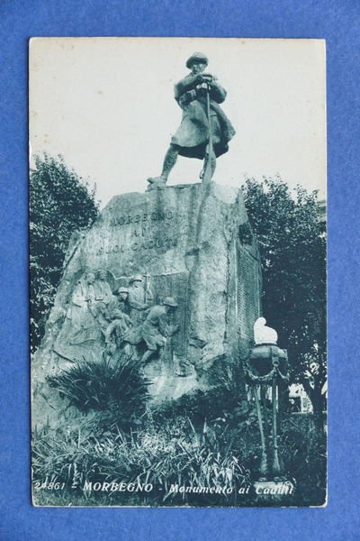 Cartolina Morbegno - Monumento ai Caduti - 1920 ca.