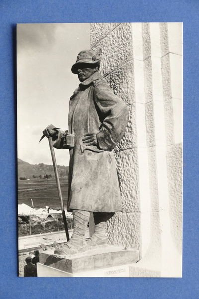 Cartolina Cortina d'Ampezzo - Monumento al Generale Cantore - 1935 …
