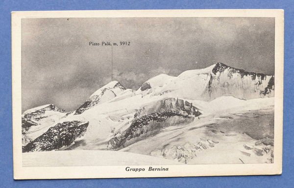 Cartolina Montagna - Gruppo Bernina - 1930 ca.