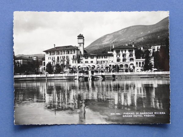 Cartolina Fasano di Gardone Riviera - Grand Hotel Fasano - …