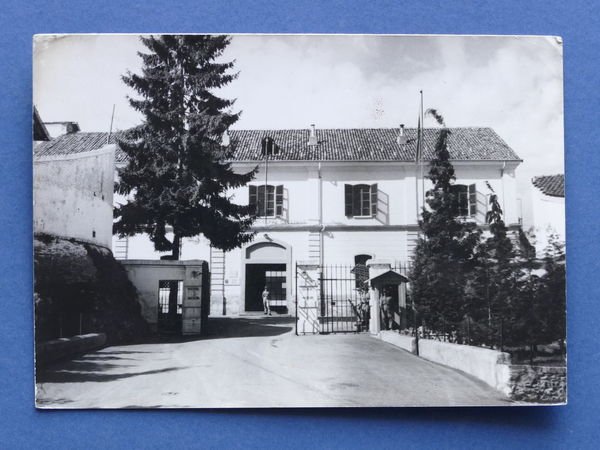Cartolina Mondovì Piazza - Caserma Giuseppe Galliano - 1964