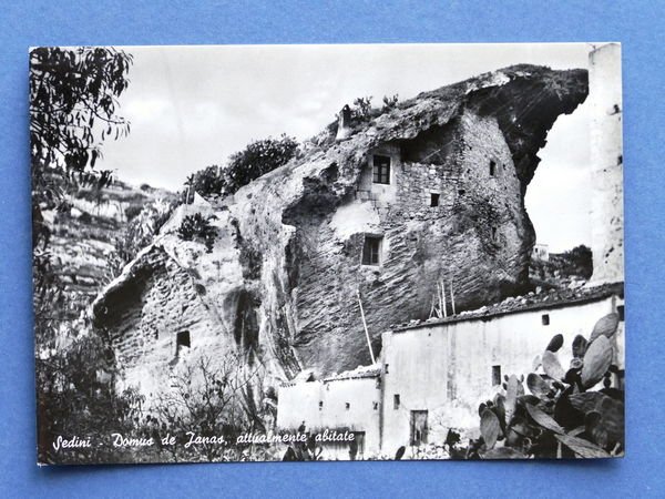 Cartolina Sedini - Domus de Janas - 1960 ca.