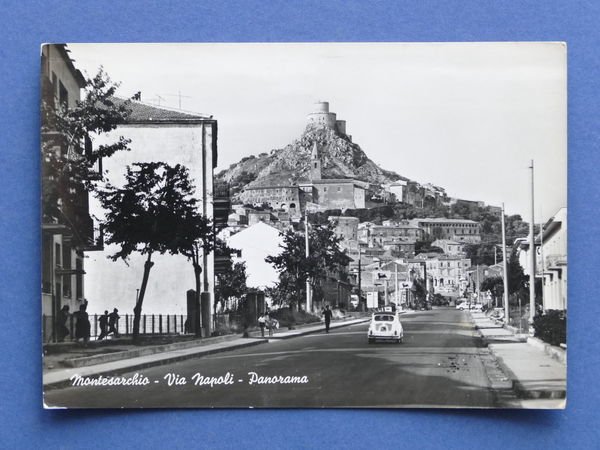 Cartolina Montesarchio - Via Napoli - Panorama - 1963