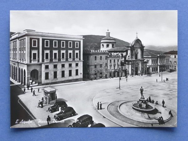 Cartolina L'Aquila - Piazza Duomo - 1950 ca.