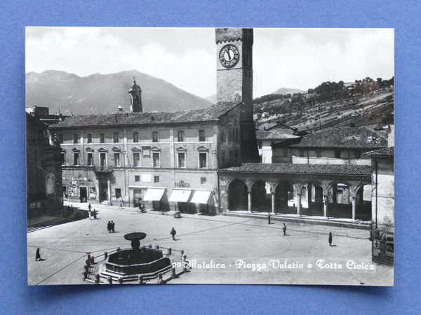 Cartolina Matelica - Piazza Valerio e Torre Civica - 1955 …