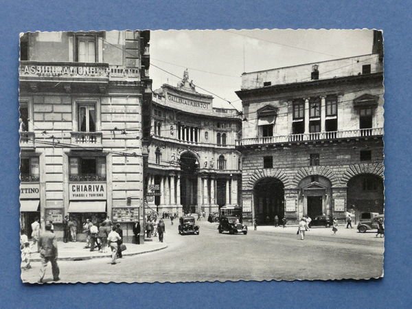 Cartolina Napoli - Galleria Umberto I e Teatro S. Carlo …