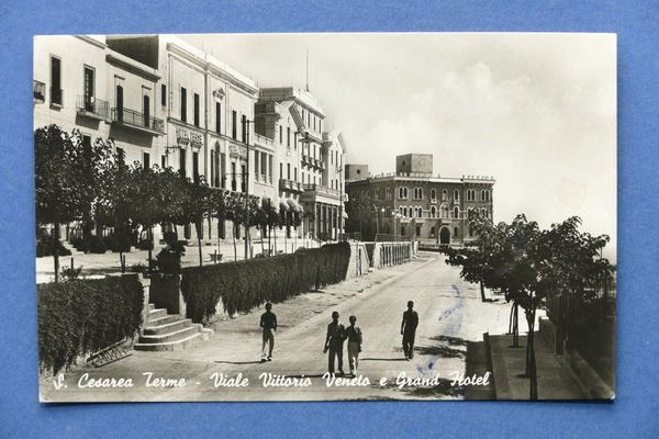 Cartolina S. Cesarea Terme - Viale Vittorio Veneto e Grand …