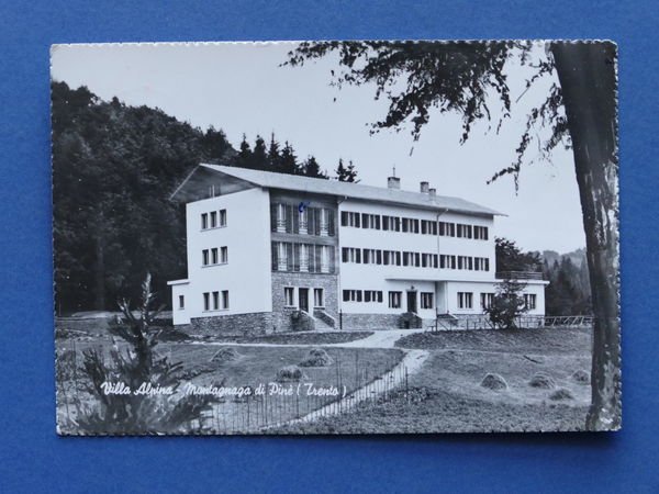 Cartolina Montagnaga di Pinè - Villa Alpina - 1968