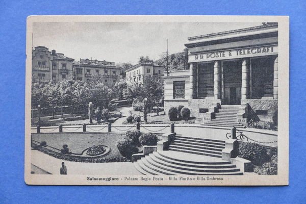 Cartolina Salsomaggiore - Palazzo Regie Poste - Villa Fiorita e … | Immagine principale