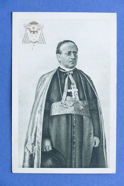 Cartolina Personaggi Storici - Cardinale Achille Ratti Arcivescovo di Milano.