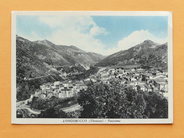 Cartolina Longobucco - Panorama - 1955.