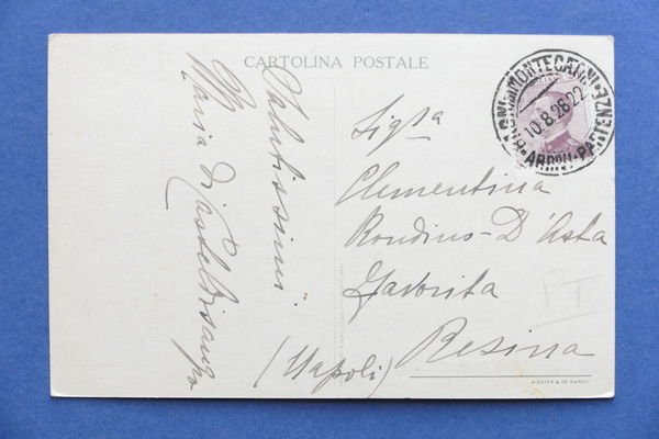 Cartolina Montecatini Bagni - Albergo La Pace - Grand Hotel …