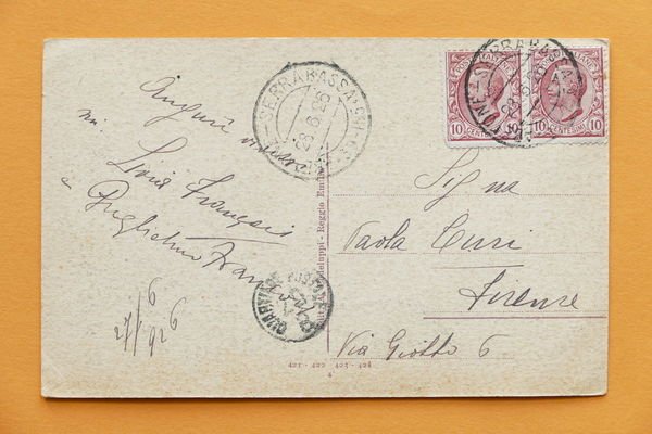 Cartolina Abetone Serrabassa - Panorama preso dal ponte Gomito - …