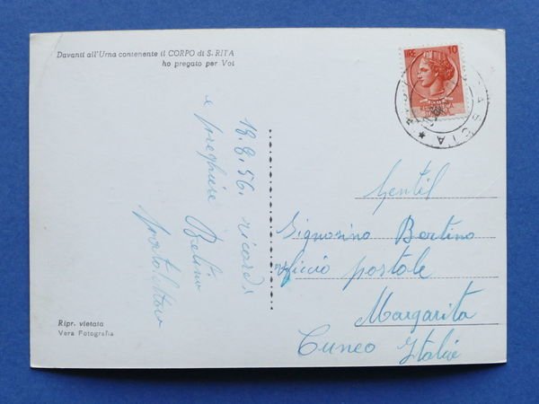 Cartolina Cascia - Varie vedute - S. Rita da Cascia …