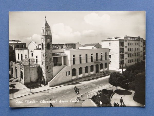 Cartolina Noci - Chiesa del Sacro Cuore - 1958