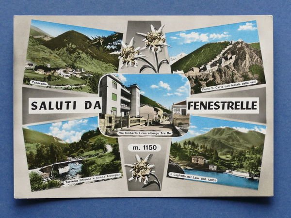 Cartolina Fenestrelle - Varie vedute - 1961