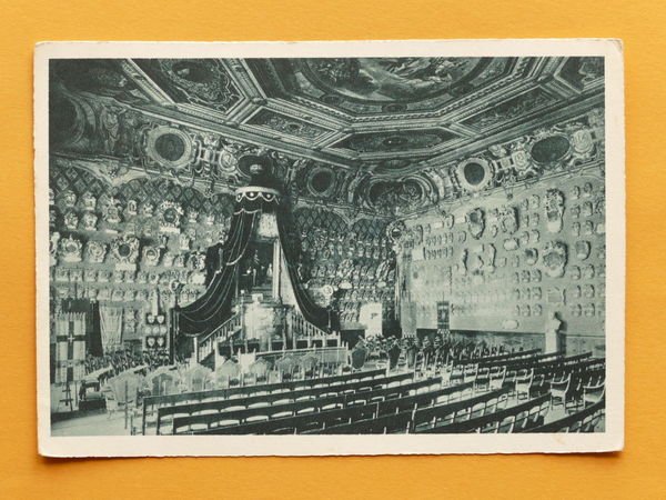 Cartolina Padova - Università - Aula Magna - 1942