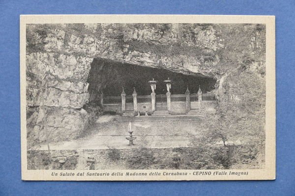 Cartolina Cepino - Valle Imagna - Santuario della Madonna della …