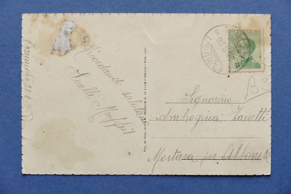 Cartolina Orzinuovi - Monumento ai Caduti - 1926