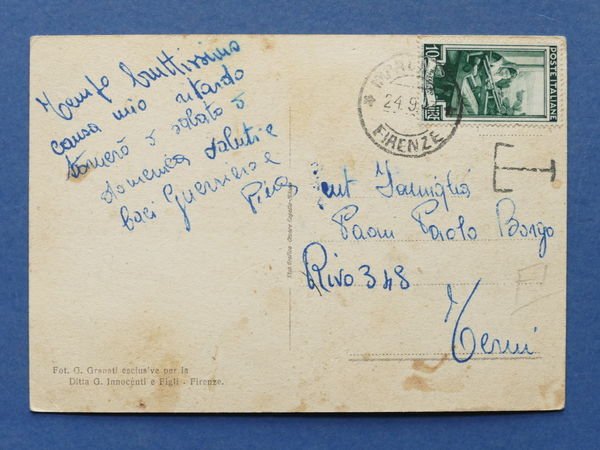 Cartolina Impruneta - Varie vedute - 1953.