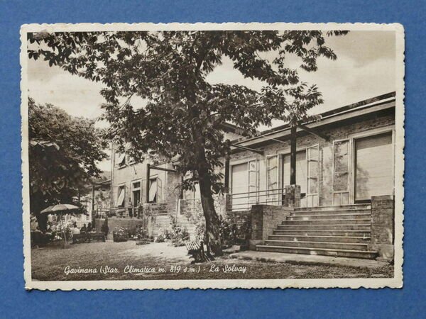 Cartolina Gavinana - La Solvay - 1955.
