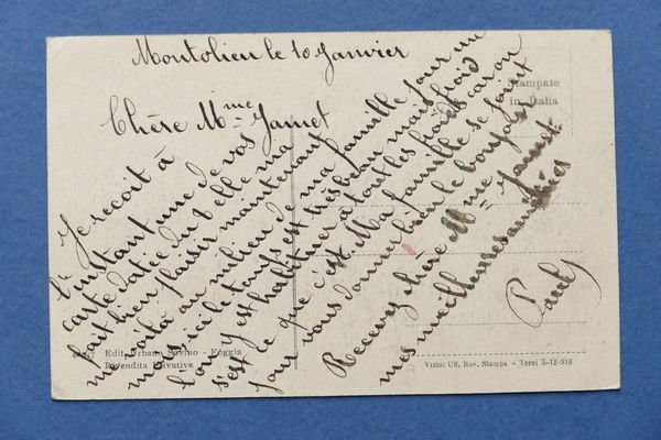 Cartolina Foggia - Piazza Vincenzo Lanza - 1916 ca.