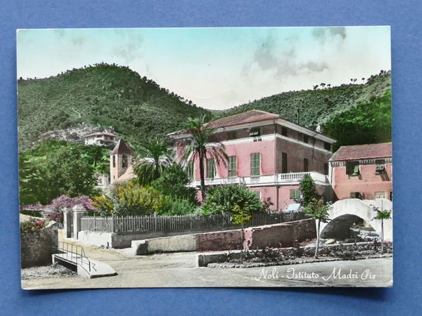 Cartolina Noli - Istituto Madri Pie - 1962