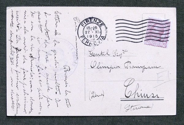 Cartolina Firenze - Cascine - Monumento ad un principe indiano …