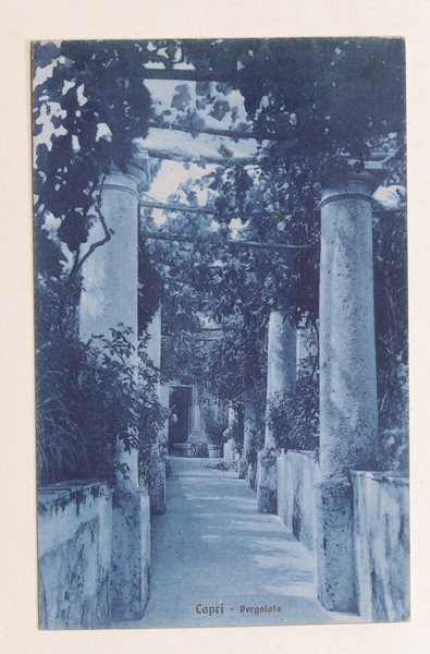 Cartolina Capri - Pergolato - 1938